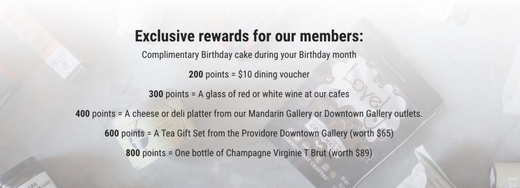 The Providore Exclusive Rewards