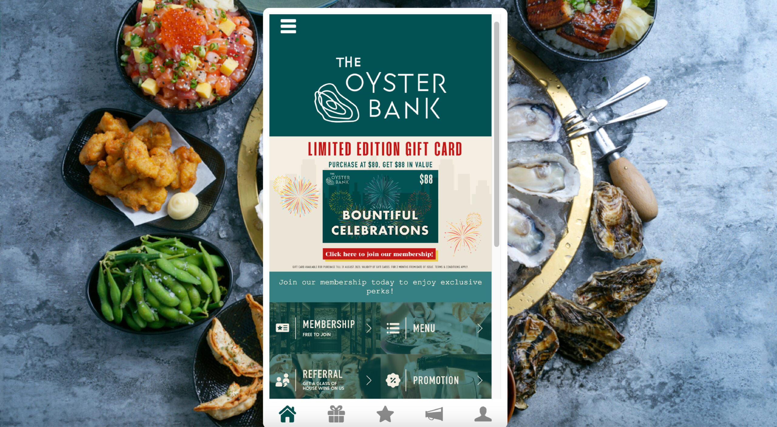 The Oyster Bank_Portal