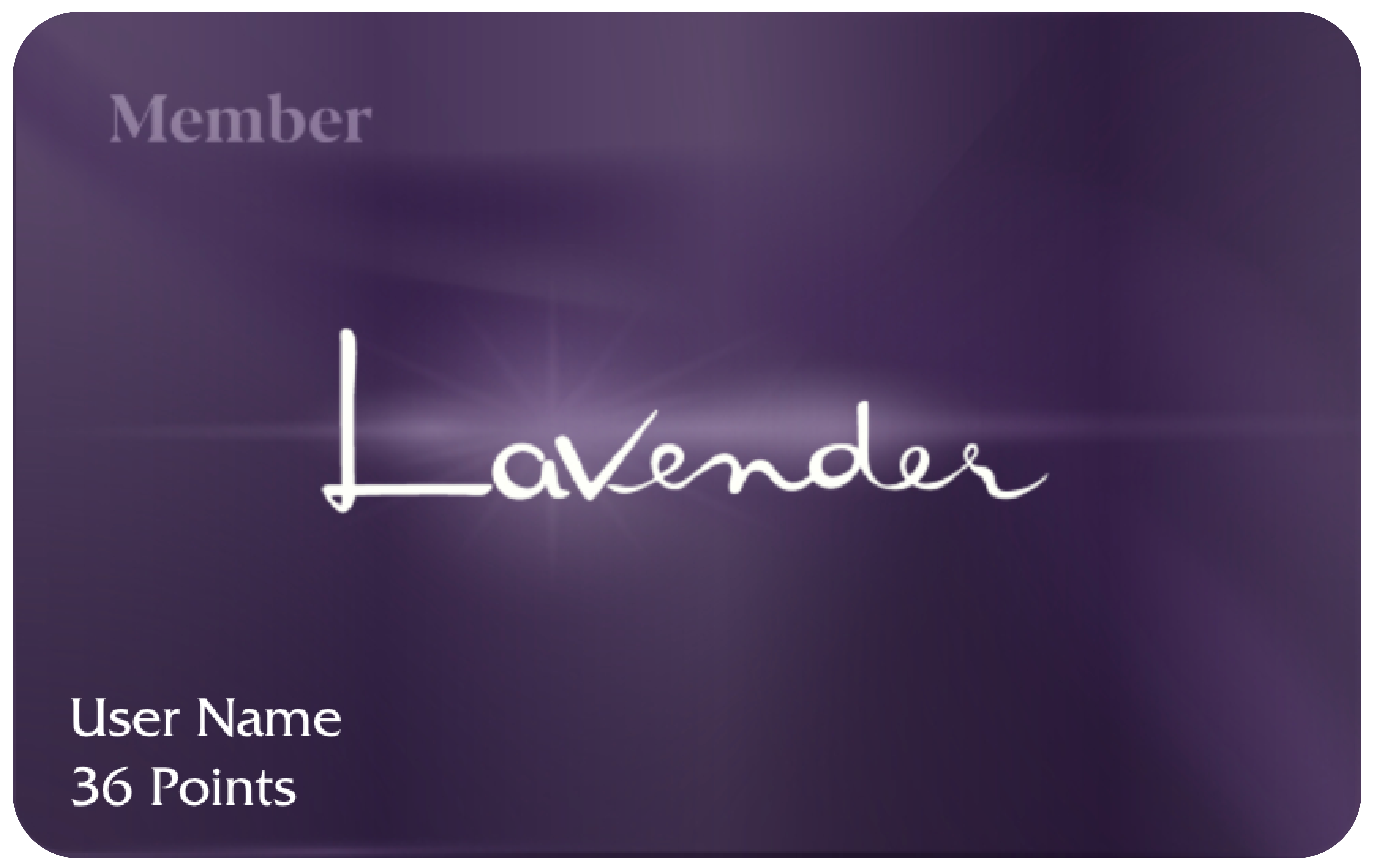 Lavender_Member Card
