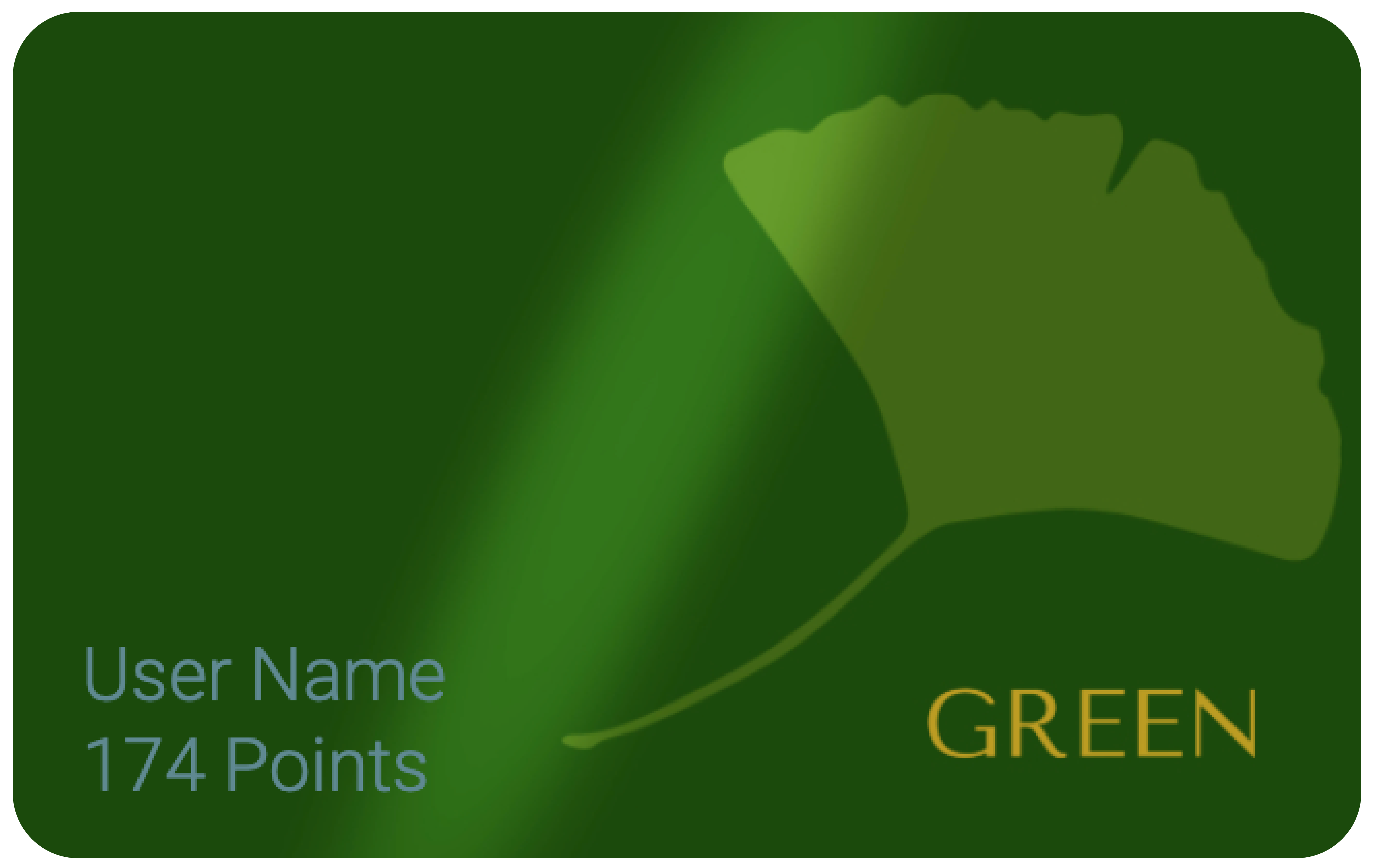 Green Ginkgo Tea_Member Card
