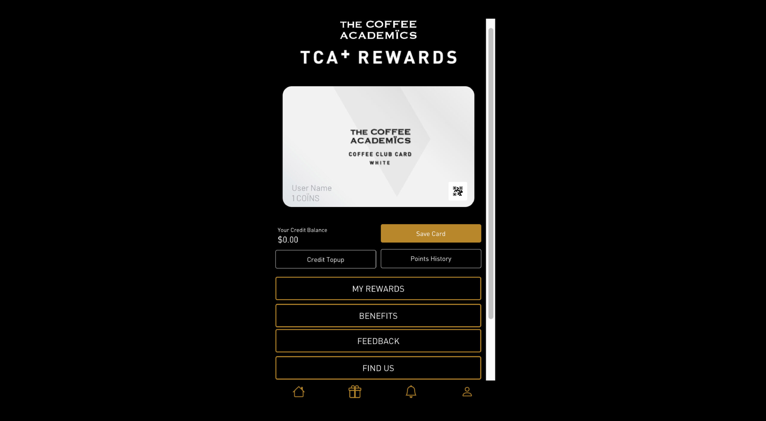 The Coffee TCA +Rewards_Portal
