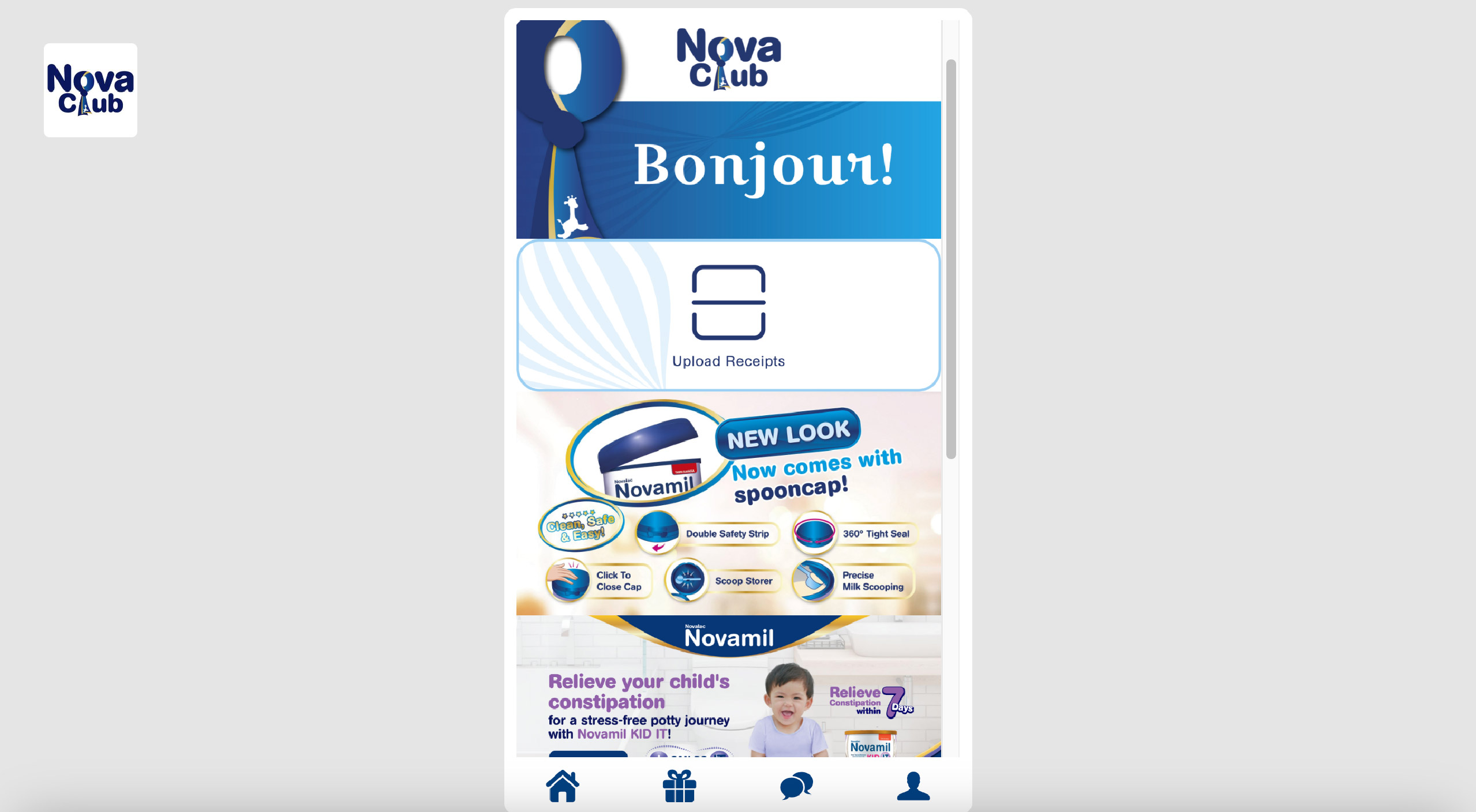 Nova Club_Customer Portal