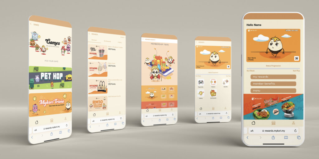 Mykori_Mobile View