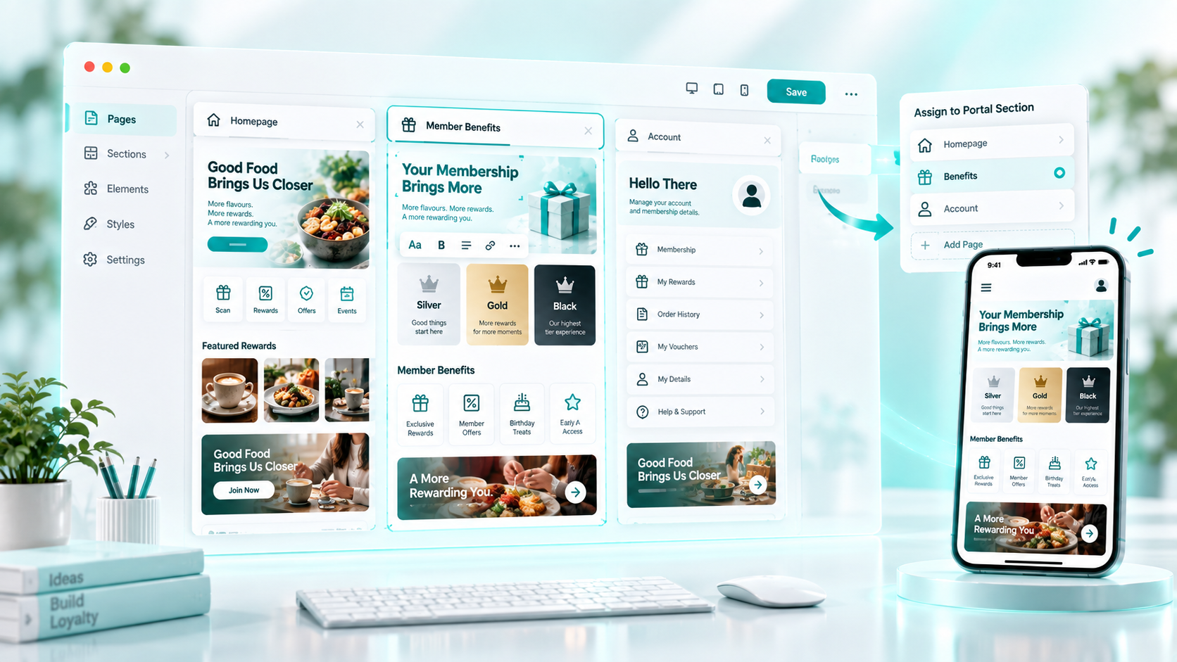 What changed inside Eber: building and editing portal pages in the platform