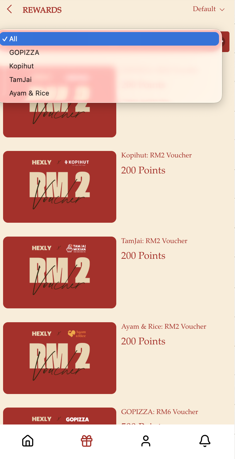 Hexly Rewards: Redeem anywhere